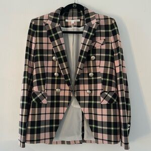 Veronica Beard Plaid Blazer, 8